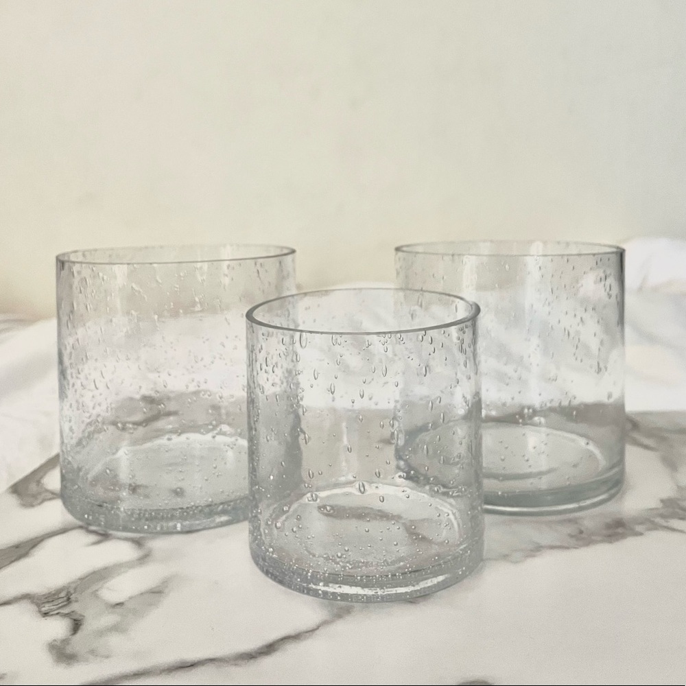 Set of Glass Vases NWOT